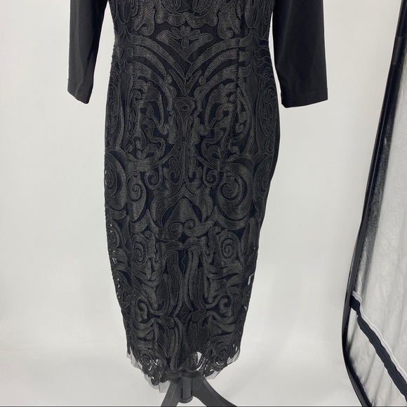 Alexia Admor Embroidered Sheath Dress stunning - Picture 6 of 9